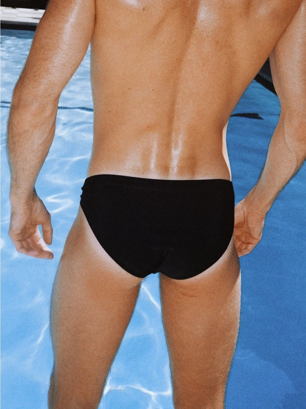 Black Men’s Swim Brief